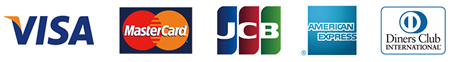 VISA/MASTER/JCB/AMEX/DINERS