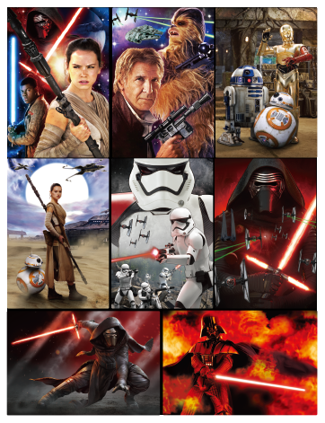 3Dポストカード スター・ウォーズ/フォースの覚醒 コンプリートセット（8枚入り）