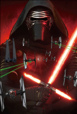 3Dポストカード スター・ウォーズ/フォースの覚醒 カイロ・レン the Attack of Kylo
