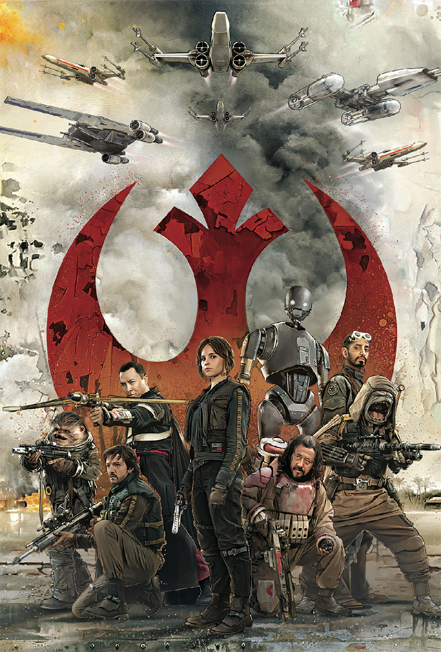 3Dポストカード Star Wars スター・ウォーズ ローグワン REBEL ALLIANCE