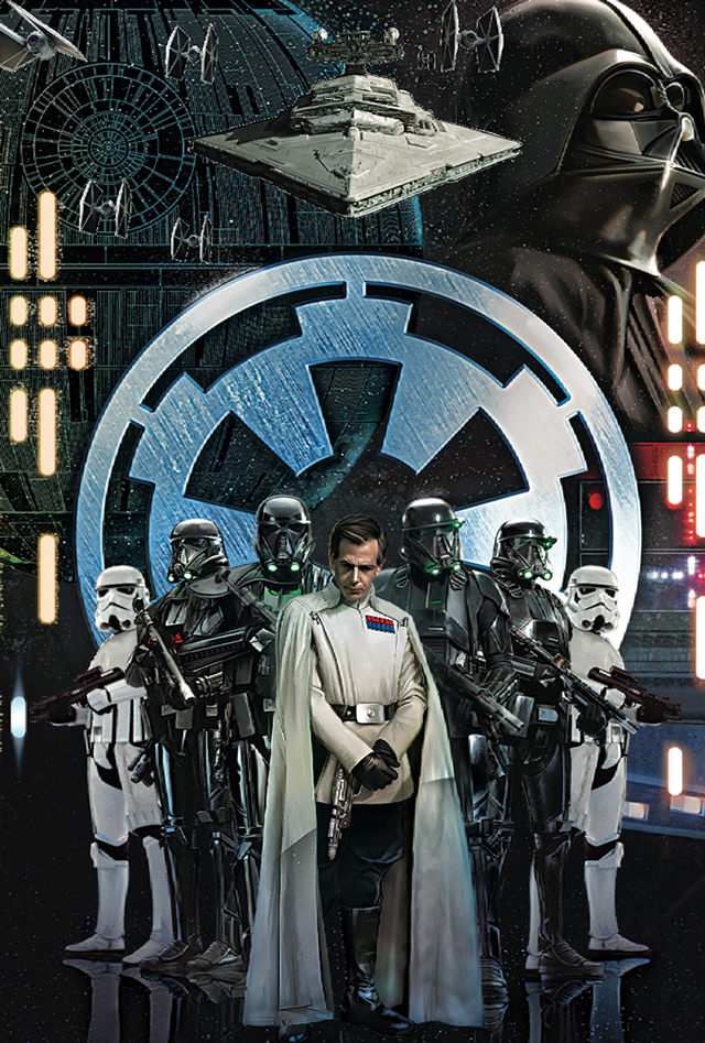 3Dポストカード Star Wars スター・ウォーズ ローグワン GALACTIC EMPIRE