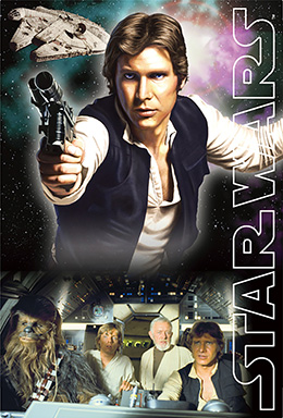 3Dポストカード STAR WARS スター・ウォーズ オリジナル・トリロジー Han Solo