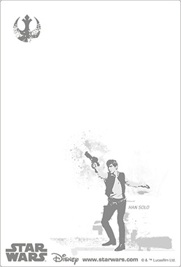 3Dポストカード STAR WARS スター・ウォーズ オリジナル・トリロジー Han Solo