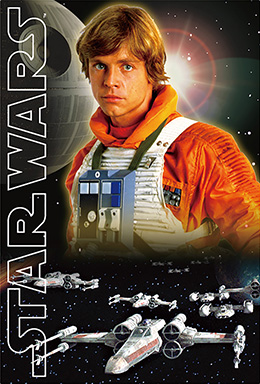 3Dポストカード STAR WARS スター・ウォーズ オリジナル・トリロジー Luke-Pirot