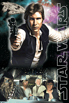 3Dポストカード スター・ウォーズ オリジナル・トリロジー Han Solo