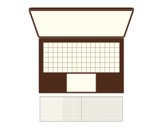 isshoni. ノートブック デスク 13インチ
