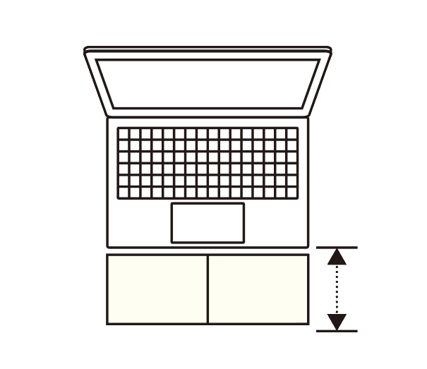 isshoni. ノートブック デスク 厚口 13インチ
