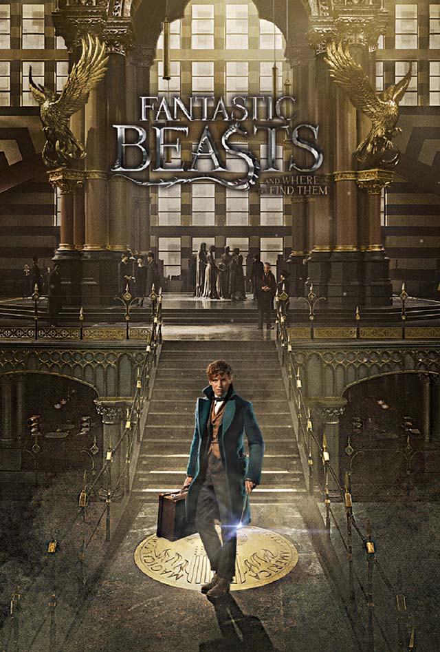 3Dポストカード ファンタスティックビーストと魔法使いの旅 POSTER A 表