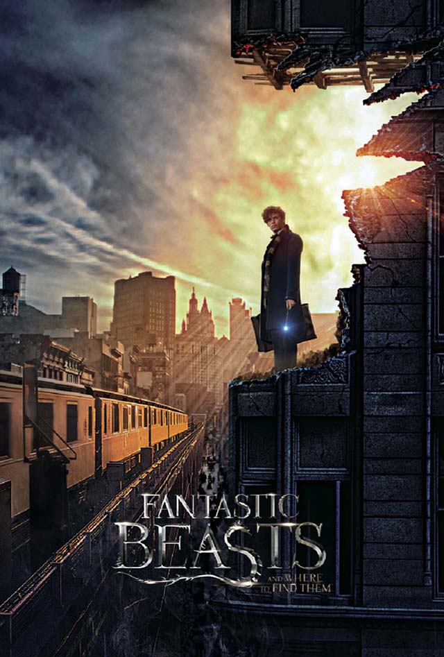 3Dポストカード ファンタスティックビーストと魔法使いの旅 POSTER B 表