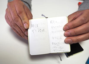 メモの内容