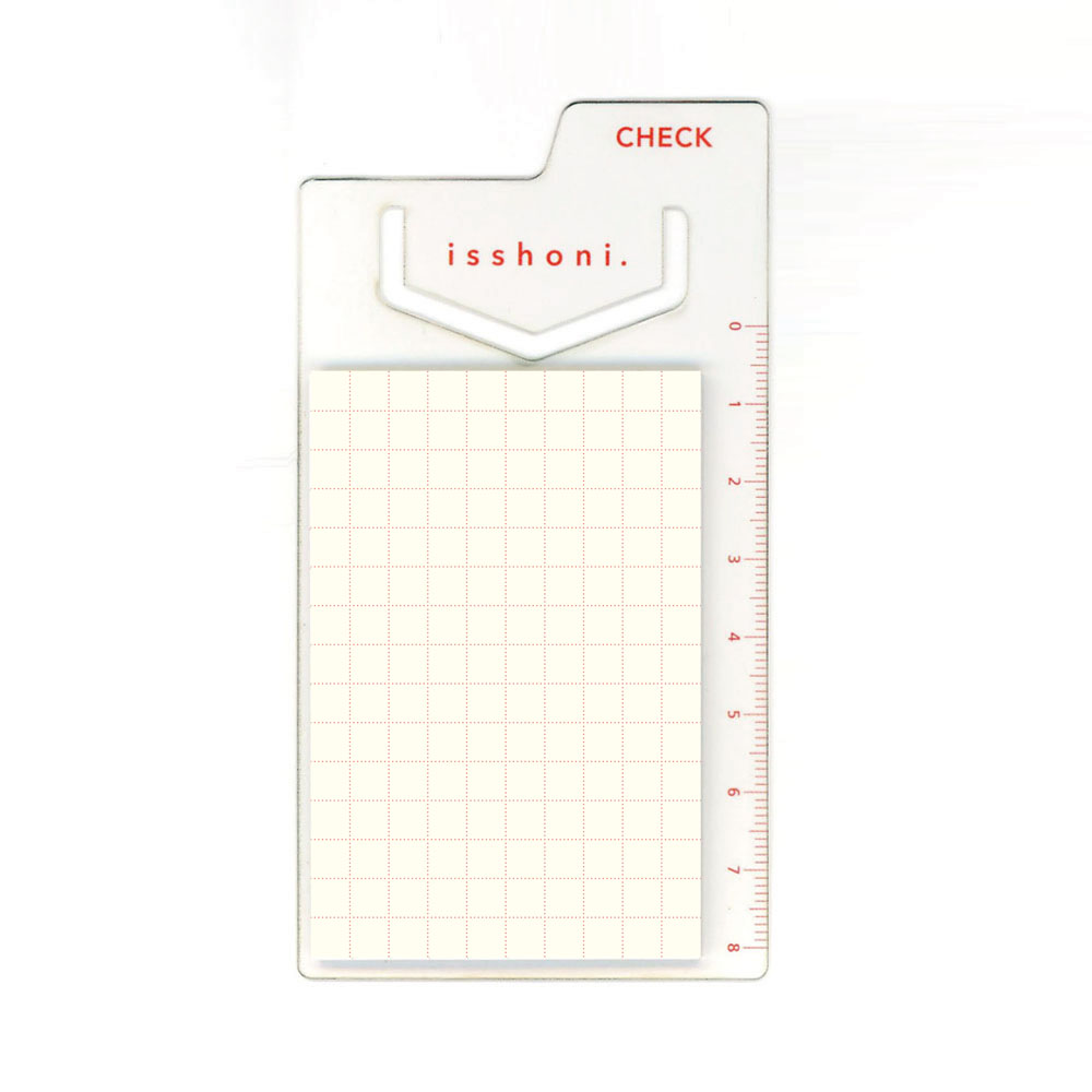 isshoni. インデックス付ふせん ミニ 方眼