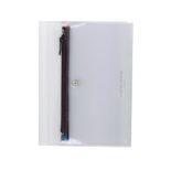 isshoni. ペンケース付ノートカバーPVC B6対応 クリア N1866