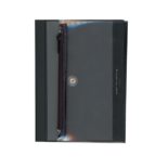 isshoni. ペンケース付ノートカバーPVC B6対応 ブラック N1867