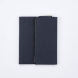 isshoni. ペンケース付手帳ノートカバー帆布 B6 ネイビー N1876