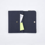 isshoni. ペンケース付手帳ノートカバー帆布 B6 ネイビー N1876
