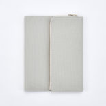 isshoni. ペンケース付手帳ノートカバー帆布 A5 ベージュ N1885