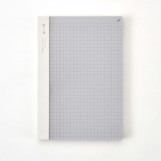 isshoni.ノート ナンバー B6 方眼 クリア R1742＊2022年度グッドデザイン賞受賞商品