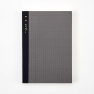 isshoni.ノート ナンバー B6 方眼 ブラック R1743＊2022年度グッドデザイン賞受賞商品
