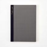 isshoni.ノート ナンバー A5 方眼 ブラック R1745*2022年度グッドデザイン賞受賞商品