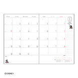 2024年1月始まり ディズニー Disney Diary B6 ウィークリー クラシックミッキー&ミニー E6188
