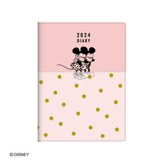 2024年1月始まり ディズニー Disney Diary B6 ウィークリー クラシックミッキー＆ミニー E6188