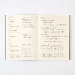 2023年3月始まり isshoni.プラン+メモ ウィークリー B6 ブルー E9963