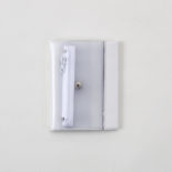 isshoni. カードファイル PVC Rホワイト N1946