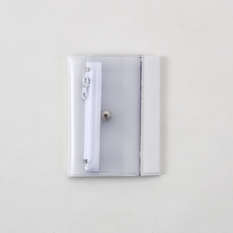 isshoni. カードファイル PVC Rホワイト　N1946