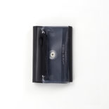 isshoni. カードファイル PVC Rブラック N1947