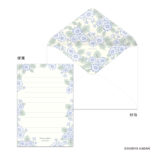 花ことば ミニレターセット サイネリア S4772