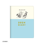2024年1月始まり ディズニー Disney Diary B6 ウィークリー ミッキー＆ミニー / ダンス E6198