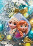 sisa 3Dポストカード クリスマスオーナメント アナと雪の女王 S3674