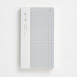 isshoni.ノート ナンバー ミニ 方眼 クリア R1816
