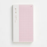 isshoni.ノート ナンバー ミニ 方眼 ピンク R1819