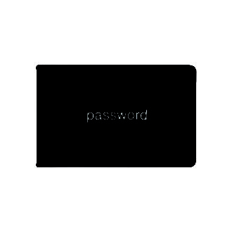 ID･パスワードブック ブラック U1048