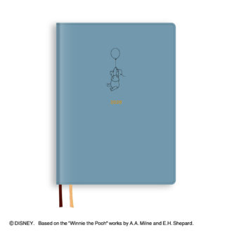 2026年1月始まり ディズニー Disney Diary B6 ウィークリー プー ブルー E6208