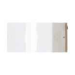 isshoni.ペンケース付きノートカバーPVC B6 2025巳 WH N6020