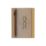 isshoni.ペンケース付きノートカバーPVC B6 2025巳 GD N6021