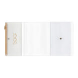 isshoni.ペンケース付きノートカバーPVC A5 2025巳 WH N6022