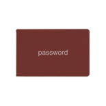 ID・パスワードブック ディープレッド U1049