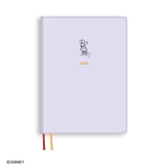 2026年1月始まり ディズニー Disney Diary B6 ミニー パープル E6226