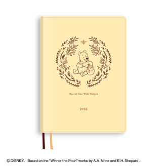 2026年1月始まり ディズニー Disney Diary B6 ウィークリー プー  ライトイエロー E6228