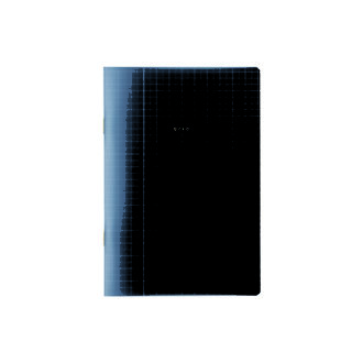 isshoni. ノート B6 方眼 ブラック R1852