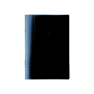isshoni. ノート A5 方眼 ブラック R1854