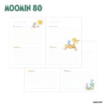 夜とカフェオレと日記帳 80周年限定 リトルミイ/ピンク R2399