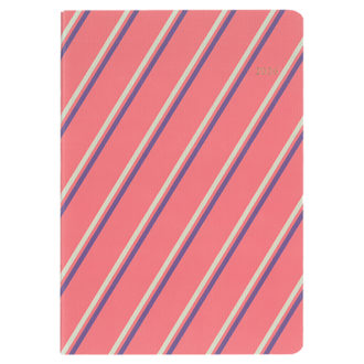 2026年4月始まり ミル MILL E9622 1ヶ月ブロック 月曜始まり 薄型 STRIPE B6 ピンク