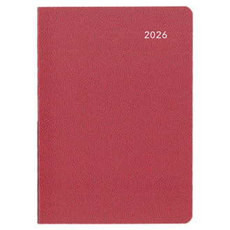 2026年4月始まり ミル MILL E9627 CROCO 1週間＋方眼 A6 レッド
