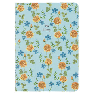 2027年1月始まり ミル MILL A6 Monthly FLEURS BL