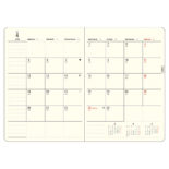 2027年1月始まり ミル MILL B6 Monthly FLEURS GR