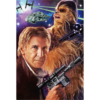 3Dポストカード スター・ウォーズ/フォースの覚醒 ハン・ソロ チューバッカ Long Time Buddies S3708